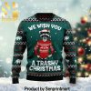 A Trashy Christmas Vacation Time Wool Blend Wool Ugly Sweater