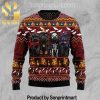 Ain’t No Laws When You Drink With Claus Wool Blend Ugly Knit Christmas Sweater