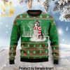 Alaskan Malamute Winter Tree Gift Ideas Pattern Ugly Knit Sweater