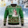 Alaskan Malamute Winter Tree Chirtmas Gifts Wool Ugly Knitted Christmas Sweater