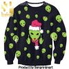 Alien Get In Loser All Over Print Wool Blend Sweater