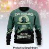 Alien Holiday Time All Over Print Knitting Pattern Ugly Christmas Sweater