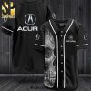 Acura Logo All Over Print Baseball Jersey – Black