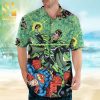 Green Crown Royal Palm Tree Full Printing Unisex Hawaiian Shirt And Beach Short – White