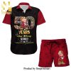 Grumpy Dwarf Snow White Disney Cartoon Graphics Full Printing Combo Hawaiian Shirt And Beach Shorts