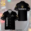 Guinness Beer Full Printing Combo Hawaiian Shirts And Beach Shorts – Black