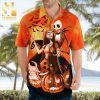 Halloween Snacks Disney Cartoon Graphics Inspired Full Printing Hawaiian Shirt