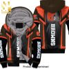 Cleveland Browns White Personalized Game Inspired Style Awesome Outfit Unisex Fleece Hoodie