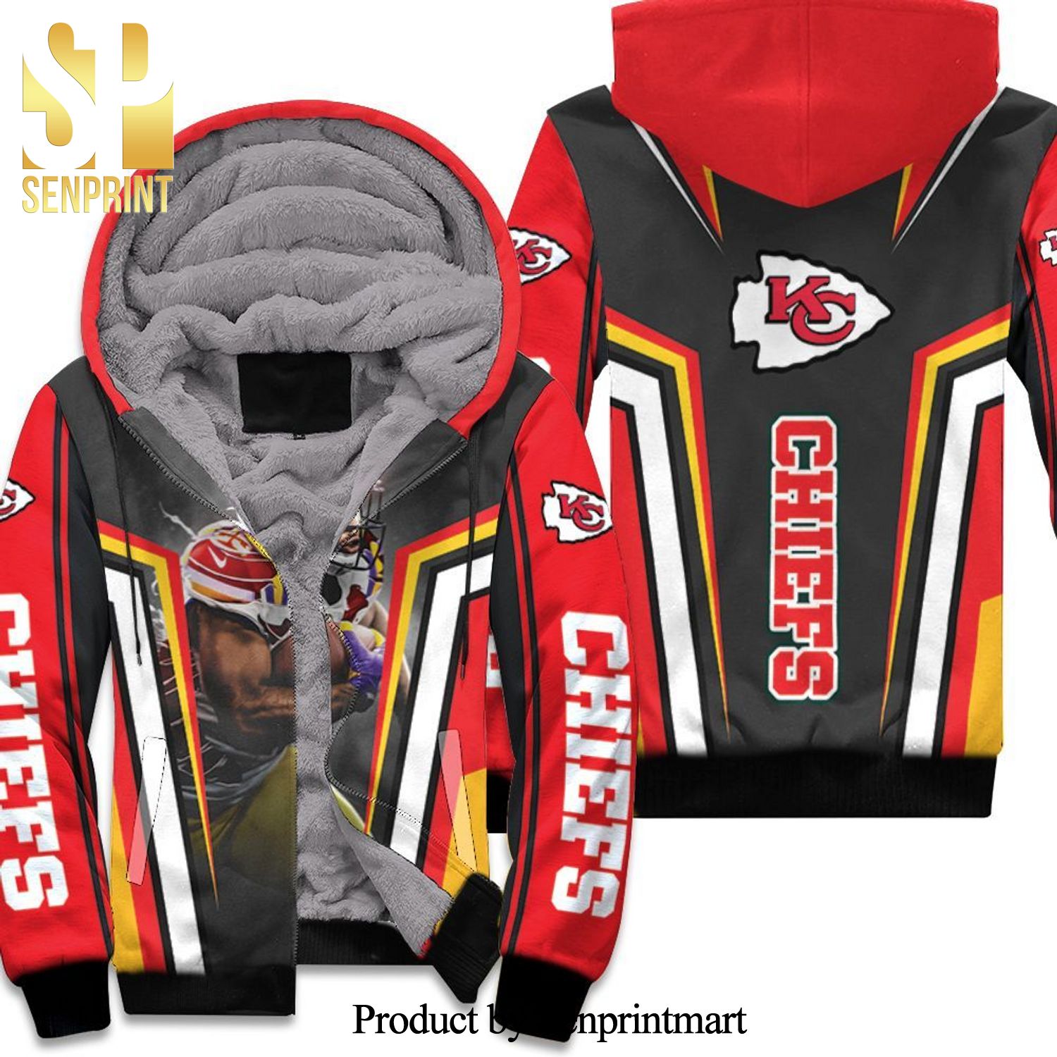 Clyde Edwards-helaire 25 Kansas City Chiefs Lsu Tigers Amazing Outfit Unisex Fleece Hoodie