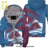 Colorado Avalanche Snoopy Lover Hot Version All Over Printed Unisex Fleece Hoodie