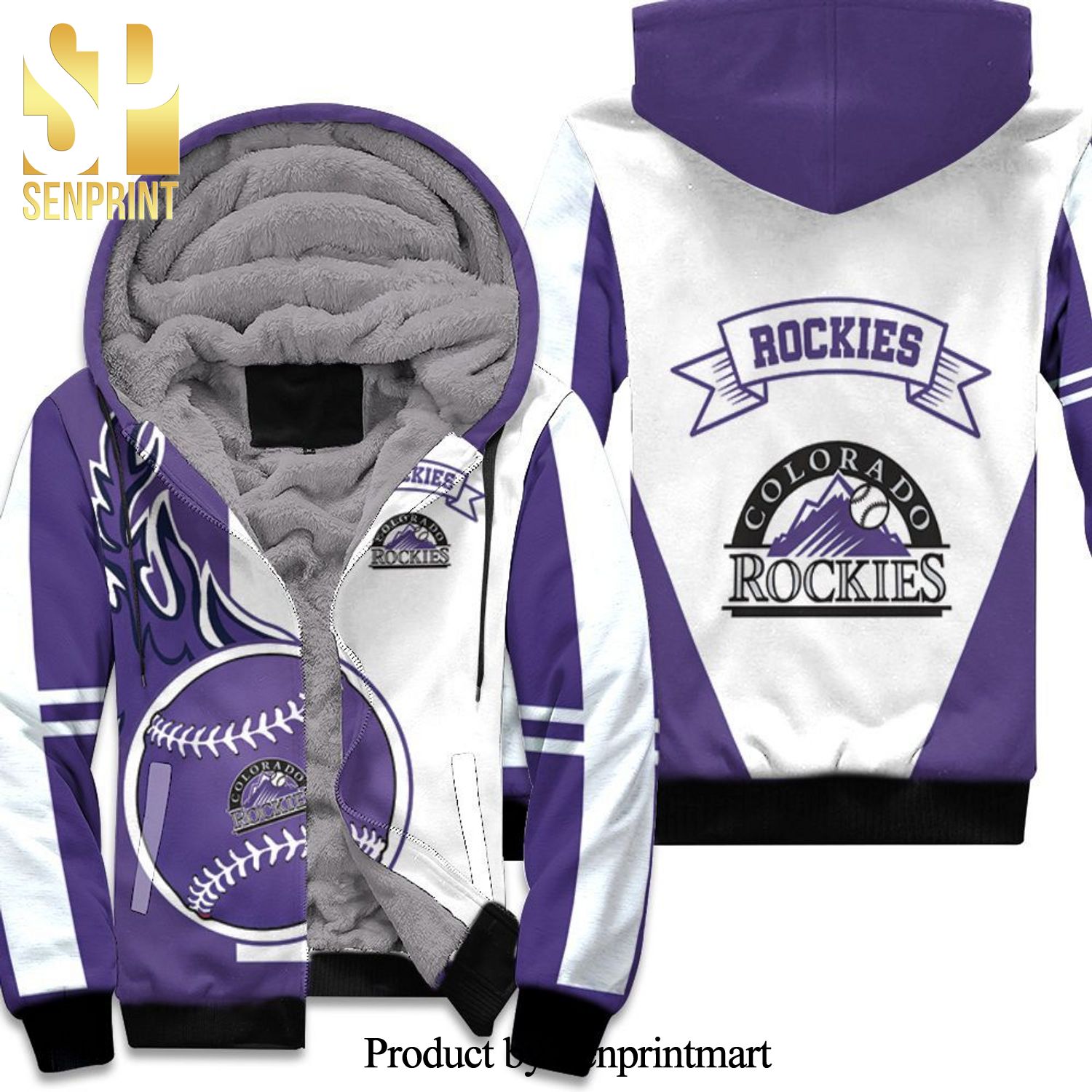 Colorado Rockies Best Outfit 3D Unisex Fleece Hoodie