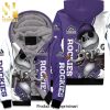 Colorado Rockies Mlb Fans Skull New Outfit Full Printed Unisex Fleece Hoodie
