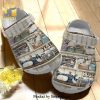 Sewing Pattern Icon 102 Gift For Lover Full Printed Crocs Sandals