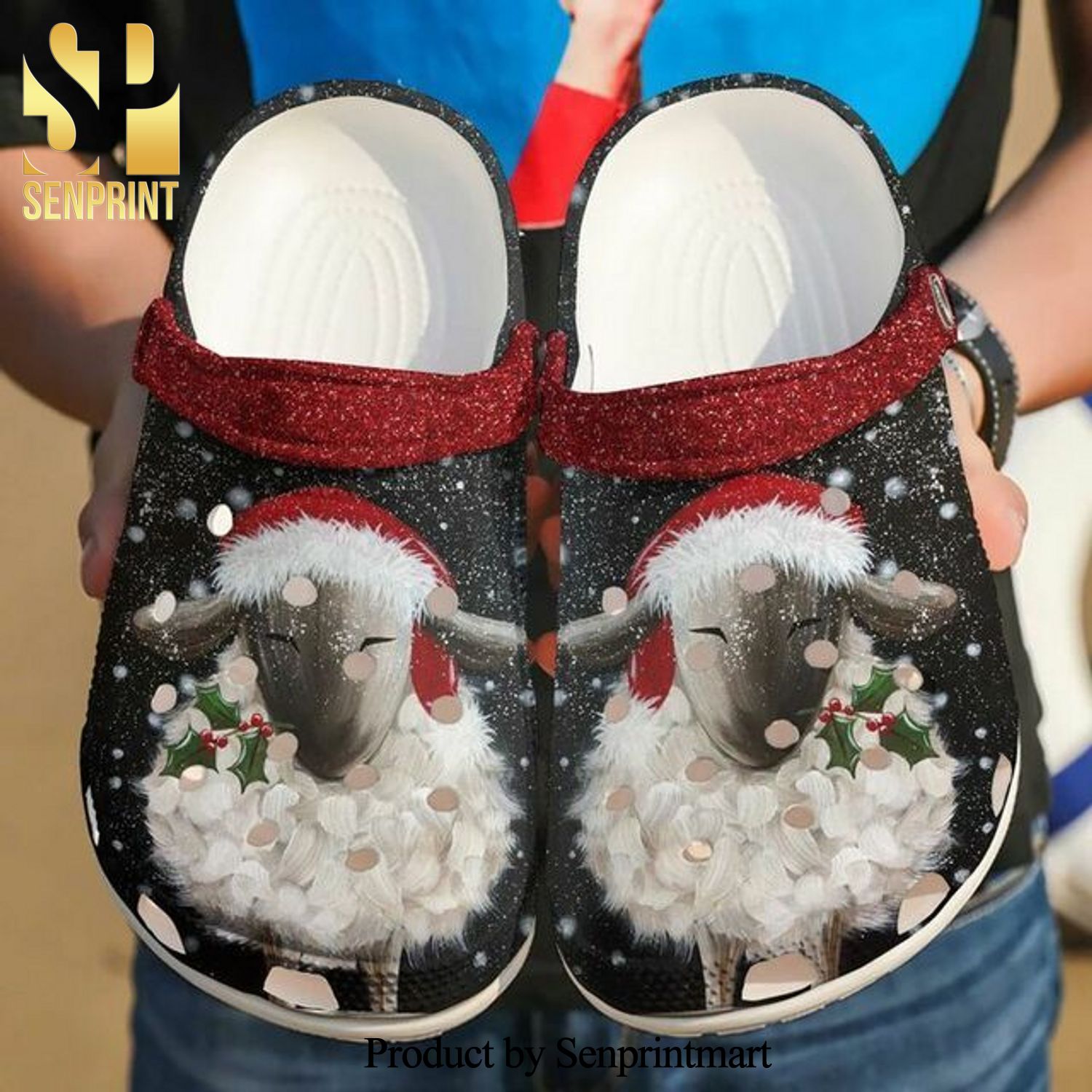 Sheep Christmas 102 Gift For Lover 3D Crocs Unisex Crocband Clogs