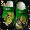 Sherk Crocs Green For Men And Women Full Printing Crocs Shoes