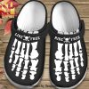 Skeleton Foot Tatoo Gift For Lover Full Printed Crocs Crocband Adult Clogs