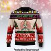 All I Want For Christmas Is More Time For Surfing All Over Printed Christmas Knitted Wool Sweater