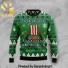 American Bulldog Scratch Vacation Time Wool Blend Wool Ugly Sweater