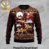 American Grown With Viking Roots Chirtmas Time Wool Knitted Ugly Sweater