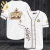 Blackened American Whiskey All Over Print Baseball Jersey – White