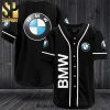 BMW Logo Skull All Over Print Baseball Jersey – Black