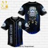 Busch Light Skull All Over Print Baseball Jersey