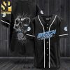 Busch Light Skull USA Flag All Over Print Unisex Baseball Jersey – Black