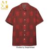 Harry Potter Gryffindor House Checkered Pattern Full Printing Hawaiian Shirt – Red Gold