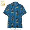 Harry Potter Hogwarts Hufflepuff House Pride Crests Stripes Full Printing Hawaiian Shirt – Yellow