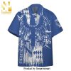 Harry Potter Ravenclaw Show Your Wisdom Full Printing Hawaiian Shirt – Orange Navy