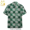 Harry Potter Slytherin Hibiscus Full Printing Hawaiian Shirt – Green