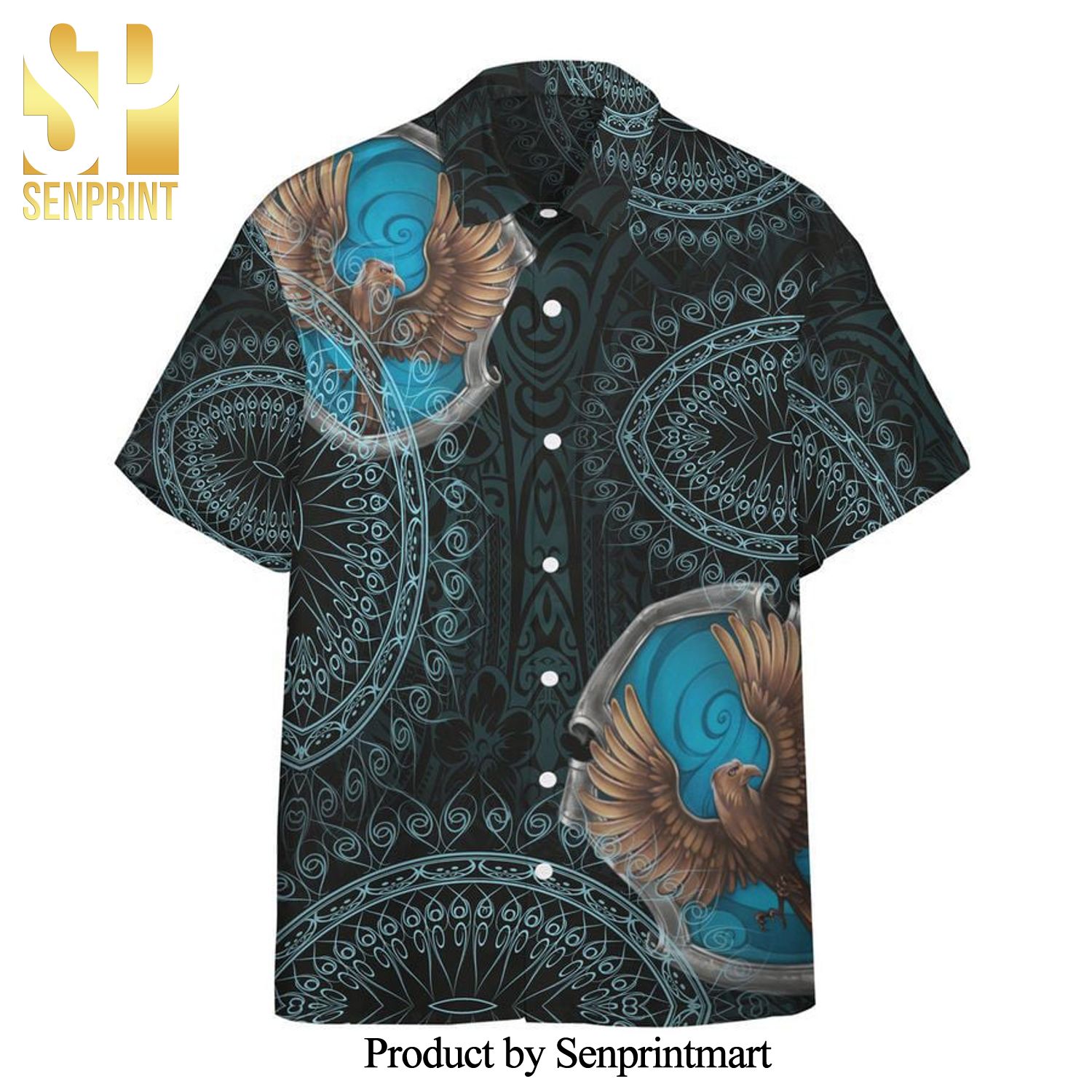 Harry Potter Wise Like A Ravenclaw Full Printing Hawaiian Shirt