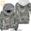 Dachshund Pattern Camouflage Style For Dog Lover Sweater Hoodie Awesome Outfit Unisex Fleece Hoodie