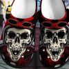 Skull Santa Canday 102 Gift For Lover Rubber Unisex Crocs Crocband Clog