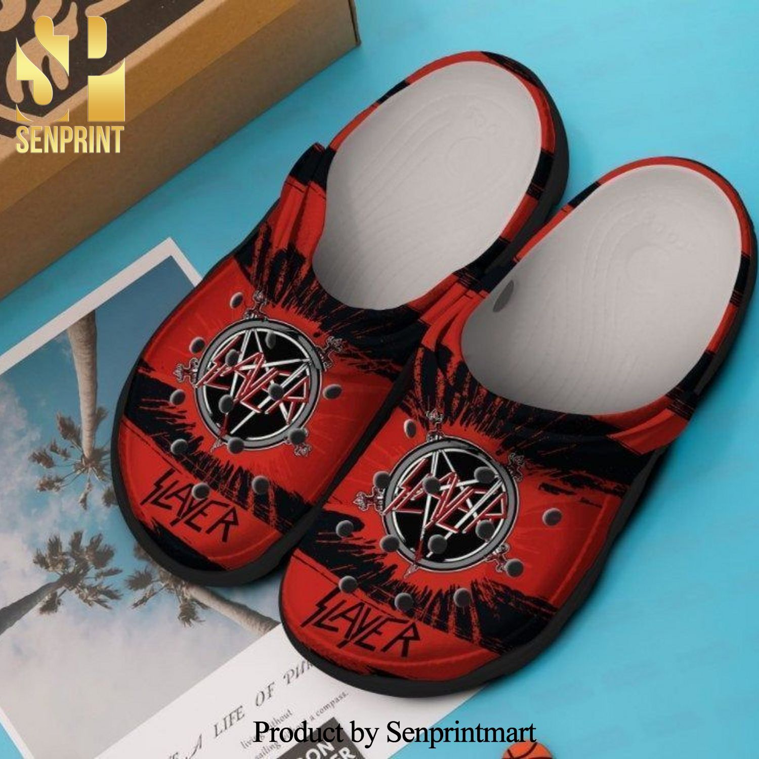 Slayer Gift For Lover 3D Crocs Unisex Crocband Clogs