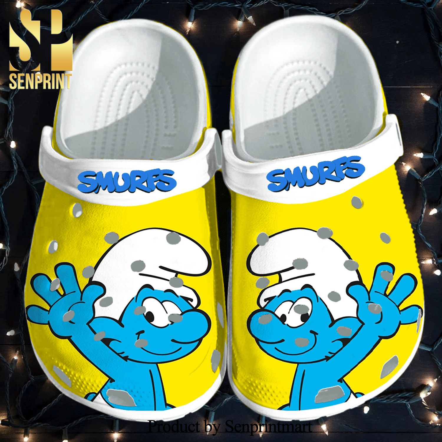 Smurfs 3 For Men And Women Hypebeast Fashion Crocs Shoes