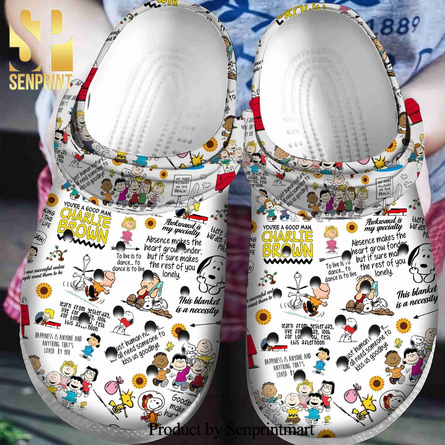 Snoopy And Friends Peanuts 2 For Men And Women Street Style Unisex Crocs Crocband Clog