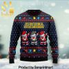 Autism Awareness Xmas Time All Over Printed Knitted Ugly Christmas Sweater