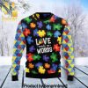 Autism Using A Different Roadmap Xmas Gifts Full Printed Wool Ugly Christmas Sweater