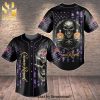 Crown Royal Skull Emotions Full Printing Unisex Baseball Jersey – Black