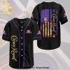 Crown Royal Swag Skull All Over Print Mandala Pattern Unisex Baseball Jersey – Black