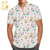 Hei Hei Pineapple Tropical Short Sleeve Button Hawaiian Shirt