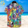 Hippie Grateful Dead Tiedye Pattern Full Printing Hawaiian Shirt And Beach Short