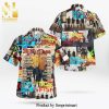 Horror Characters Face Frame Full Printing Hawaiian Shirt