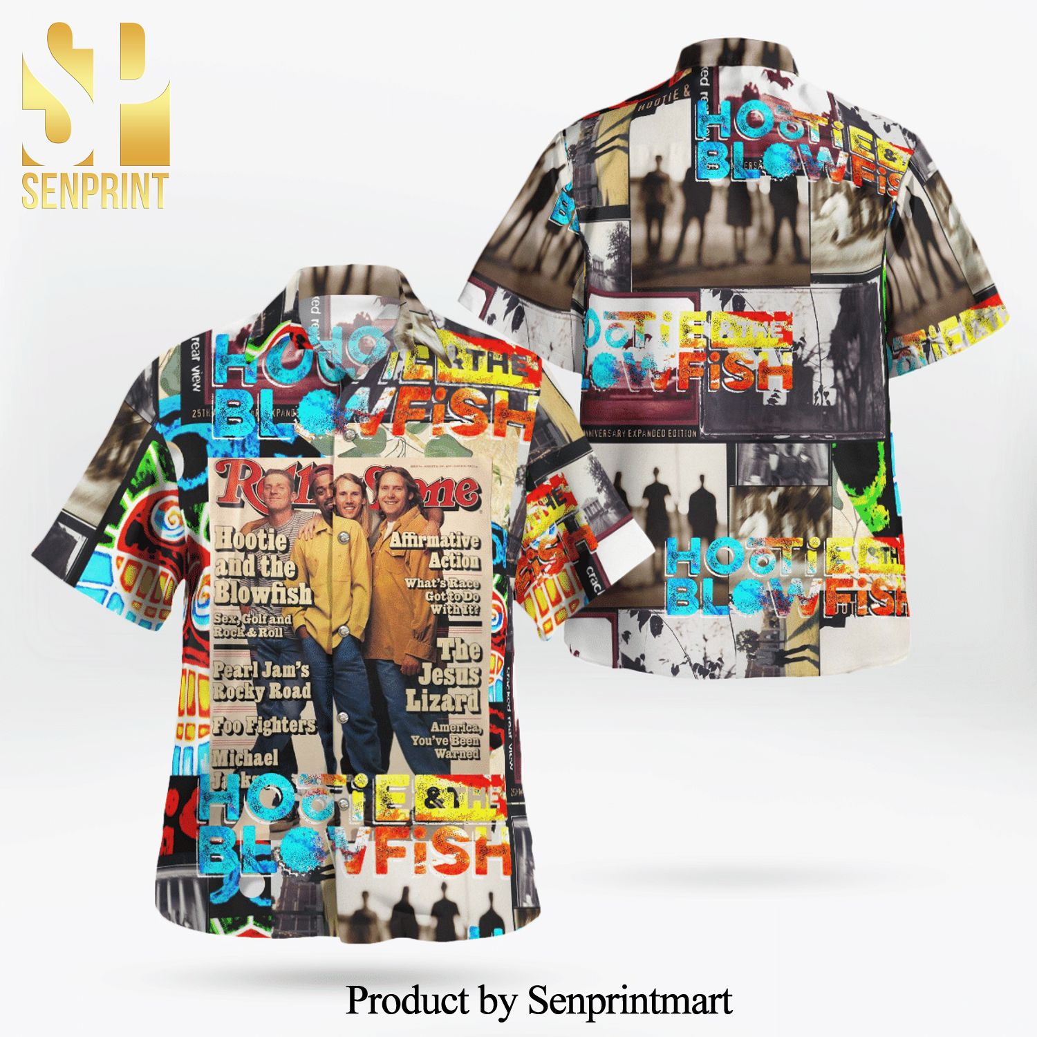 Hootie And the Blowfish Rock Band And Full Printing Aloha Summer Beach Hawaiian Shirt