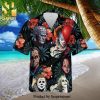 Horror Characters Face Frame Full Printing Hawaiian Shirt