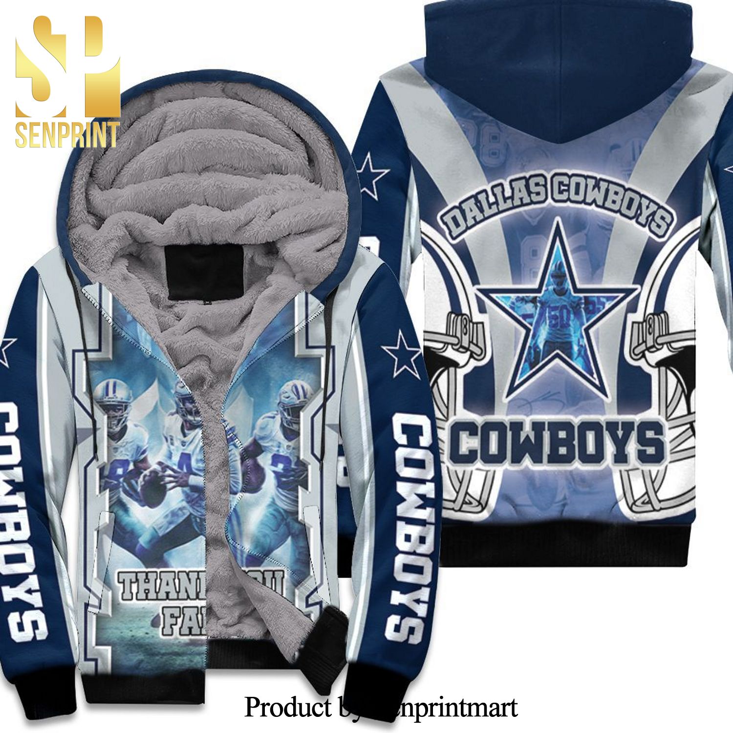 Dallas Cowboys Nfc East Division Super Bowl Awesome Outfit Unisex Fleece Hoodie