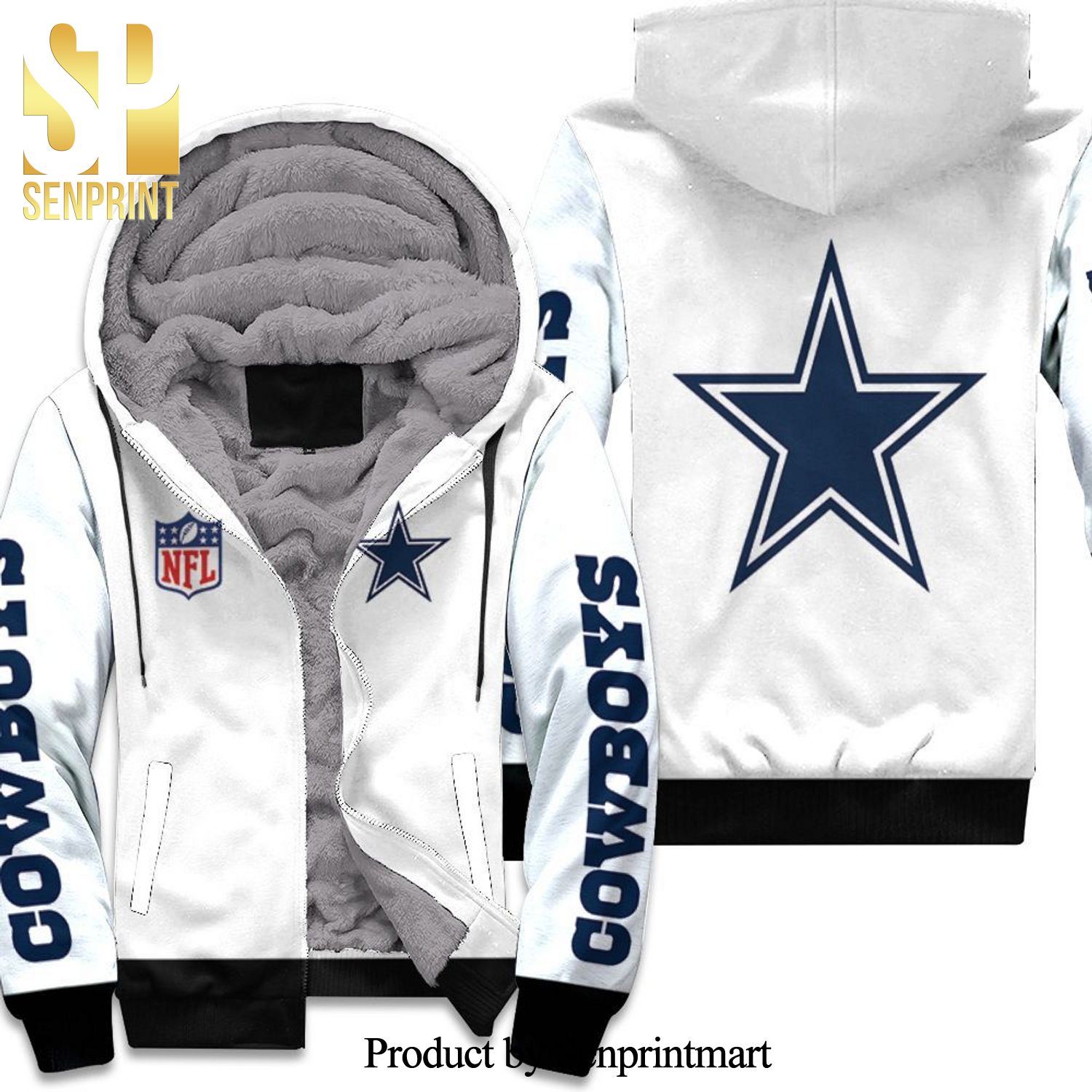 Dallas Cowboys NFL Fan For Cowboys Lovers Jacket Cool Style Unisex Fleece Hoodie