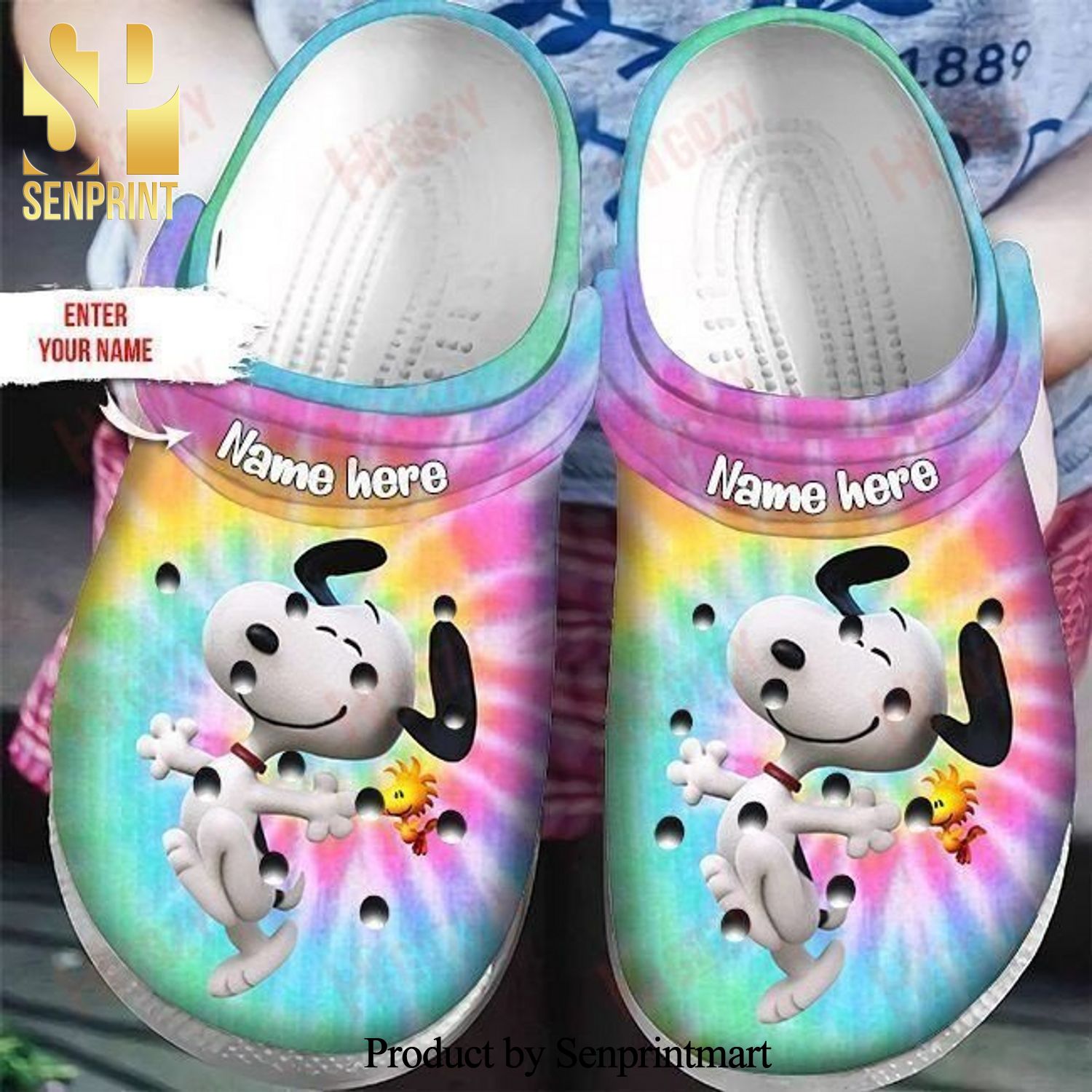 Snoopy And Woodstock 2 Gift For Fan Classic Water Full Printed Crocs Crocband