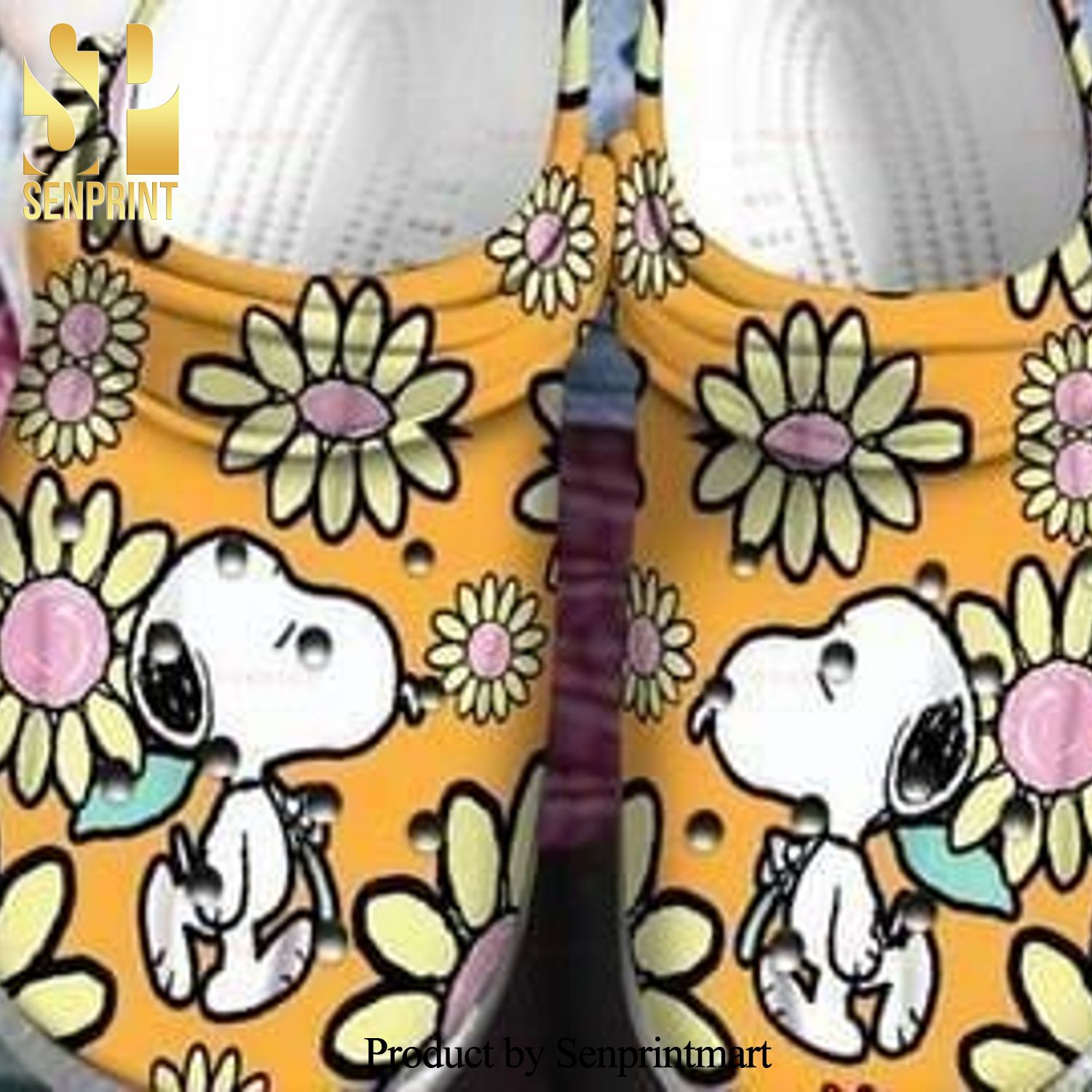 Snoopy Crocs 3D Shoes Snoopy Flower For Snoopy Lover Snoopy New Outfit Crocs Crocband Adult Clogs